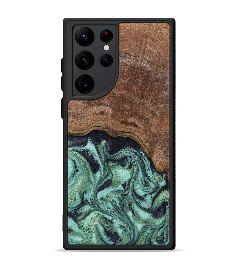 Galaxy S22 Ultra Wood Phone Case - Donovan (Green, 815690)