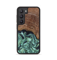 Galaxy S23 Wood Phone Case - Donovan (Green, 815690)