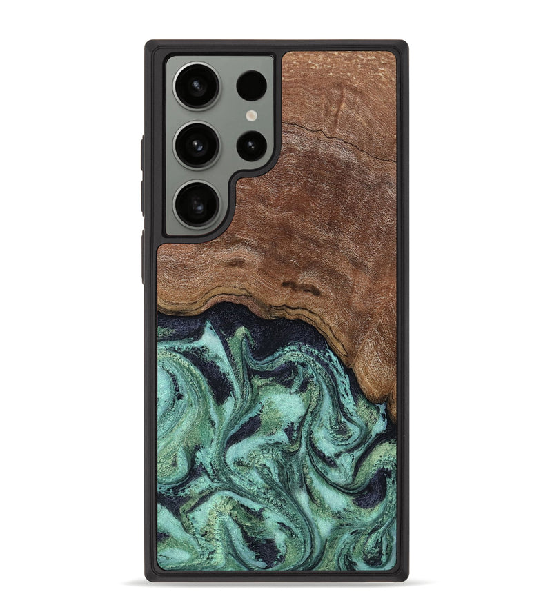 Galaxy S23 Ultra Wood Phone Case - Donovan (Green, 815690)