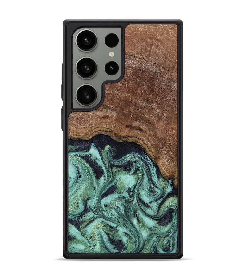 Galaxy S24 Ultra Wood Phone Case - Donovan (Green, 815690)
