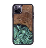 iPhone 11 Pro Max Wood Phone Case - Donovan (Green, 815690)