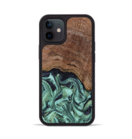 iPhone 12 Wood Phone Case - Donovan (Green, 815690)