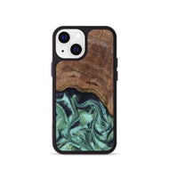 iPhone 13 mini Wood Phone Case - Donovan (Green, 815690)
