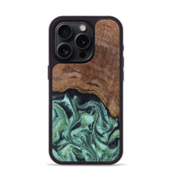 iPhone 15 Pro Wood Phone Case - Donovan (Green, 815690)