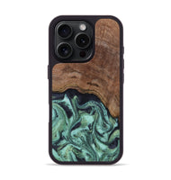 iPhone 16 Pro Wood Phone Case - Donovan (Green, 815690)