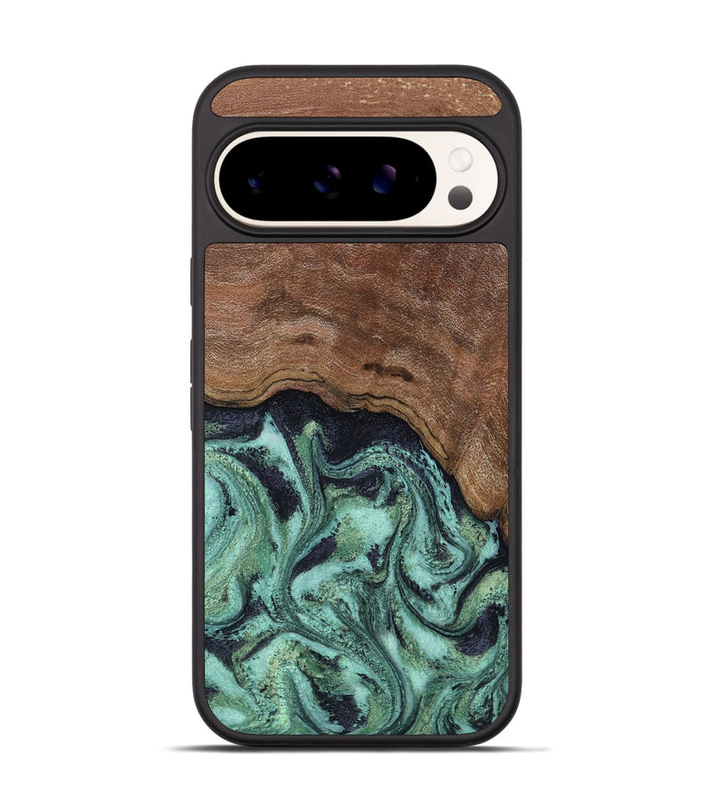 Pixel 9 Pro Wood Phone Case - Donovan (Green, 815690)