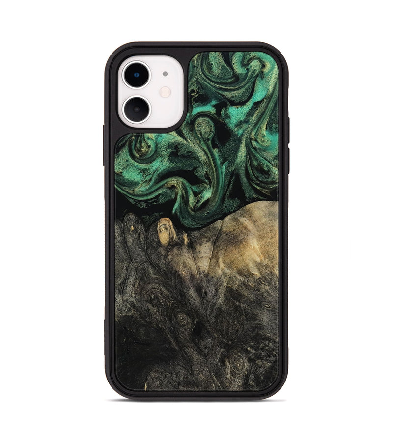 iPhone 11 Wood Phone Case - Harlem (Green, 815691)