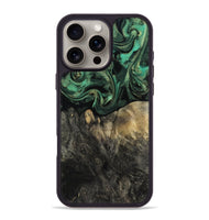 iPhone 16 Pro Max Wood Phone Case - Harlem (Green, 815691)