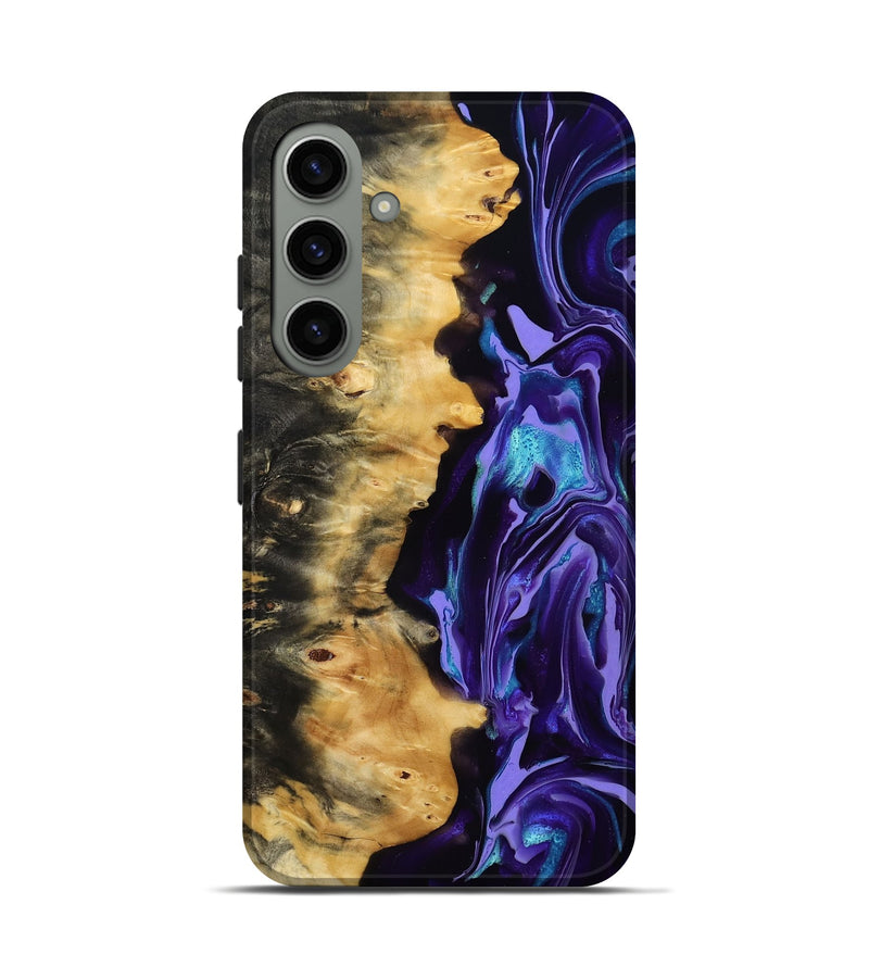 Galaxy S24 Wood Live Edge Phone Case - Tatum (Purple, 815788)