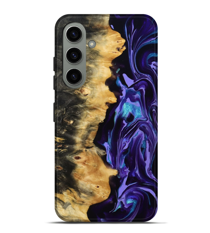 Galaxy S24 Plus Wood Live Edge Phone Case - Tatum (Purple, 815788)