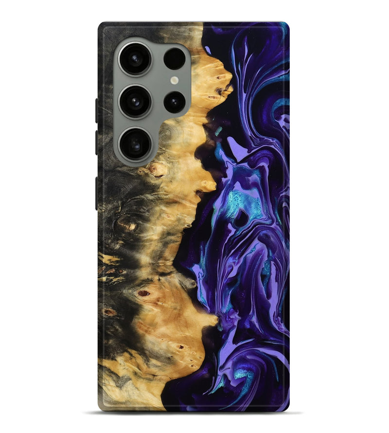 Galaxy S24 Ultra Wood Live Edge Phone Case - Tatum (Purple, 815788)