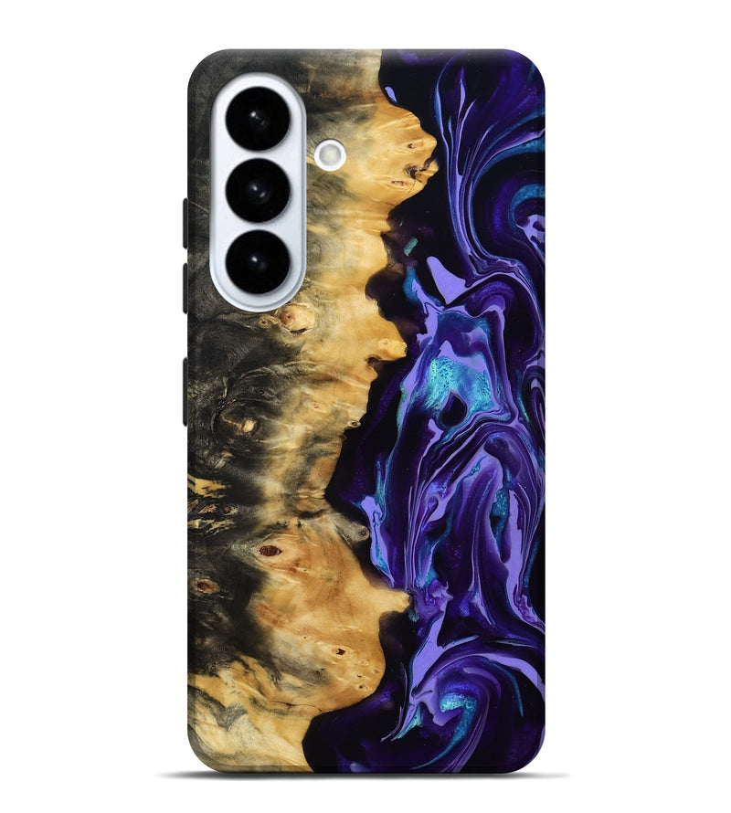 Galaxy S26 Plus Wood Live Edge Phone Case - Tatum (Purple, 815788)