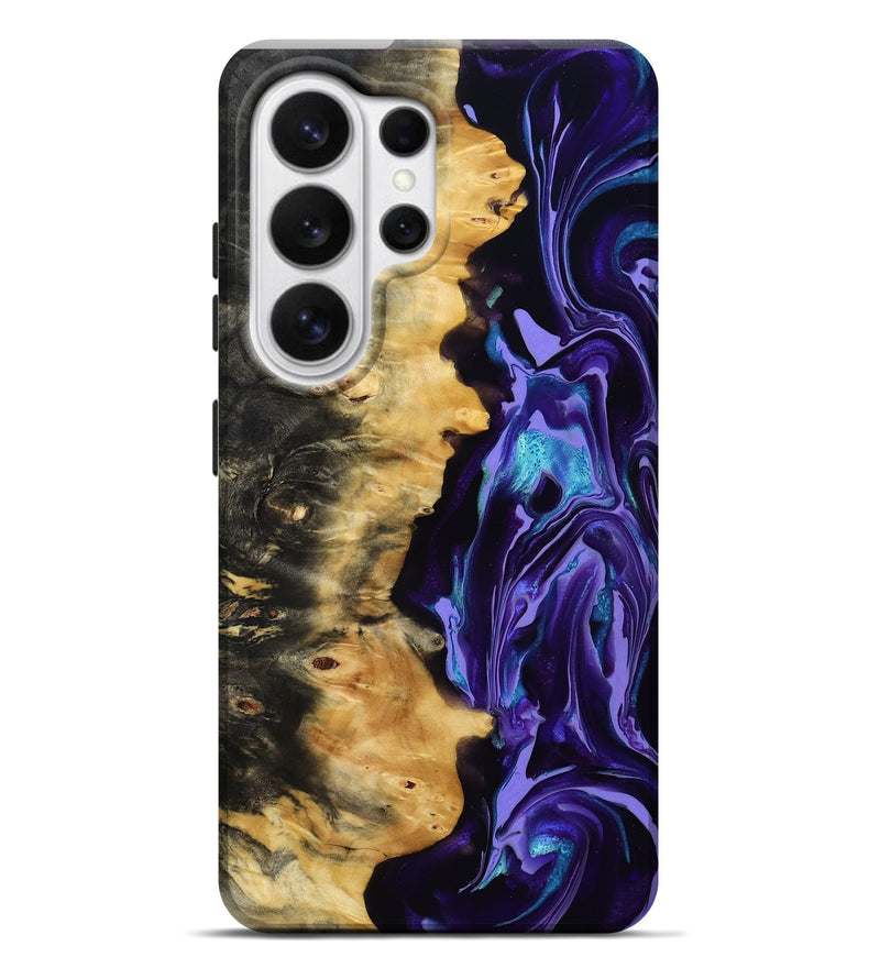 Galaxy S26 Ultra Wood Live Edge Phone Case - Tatum (Purple, 815788)