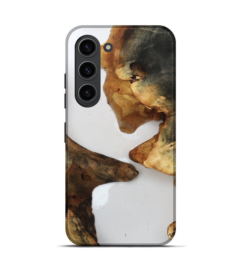 Galaxy S23 Wood Live Edge Phone Case - Jaylah (Clear, 815789)