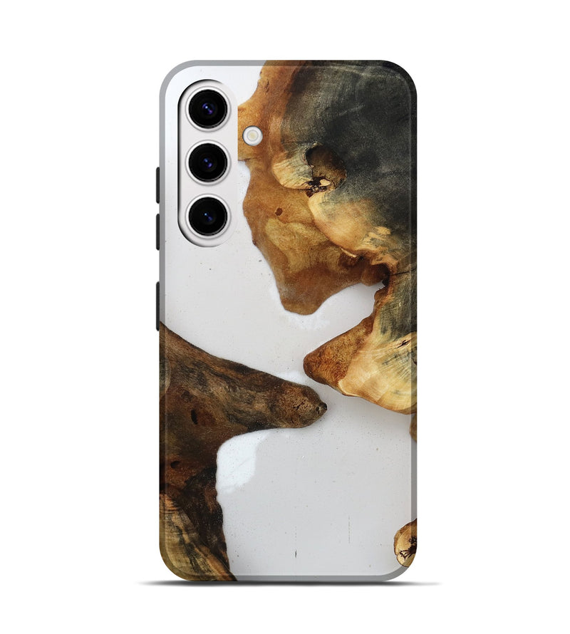 Galaxy S25 Wood Live Edge Phone Case - Jaylah (Clear, 815789)
