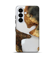 Galaxy S26 Wood Live Edge Phone Case - Jaylah (Clear, 815789)