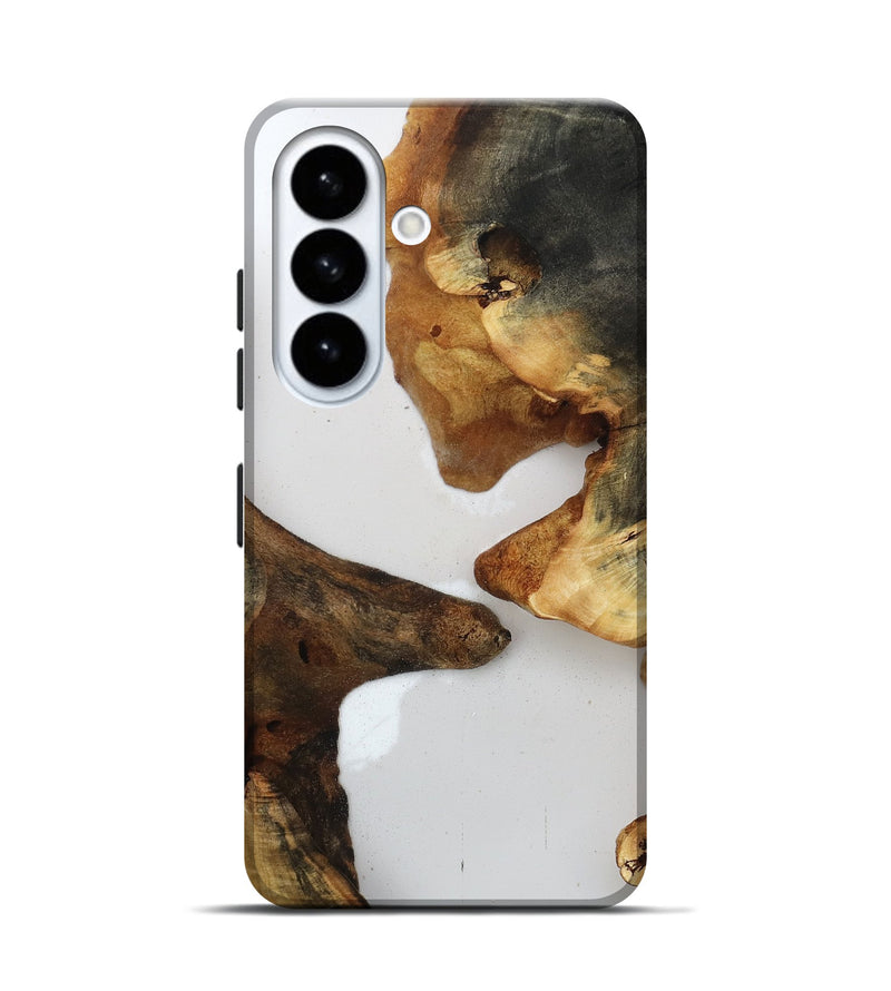 Galaxy S26 Wood Live Edge Phone Case - Jaylah (Clear, 815789)