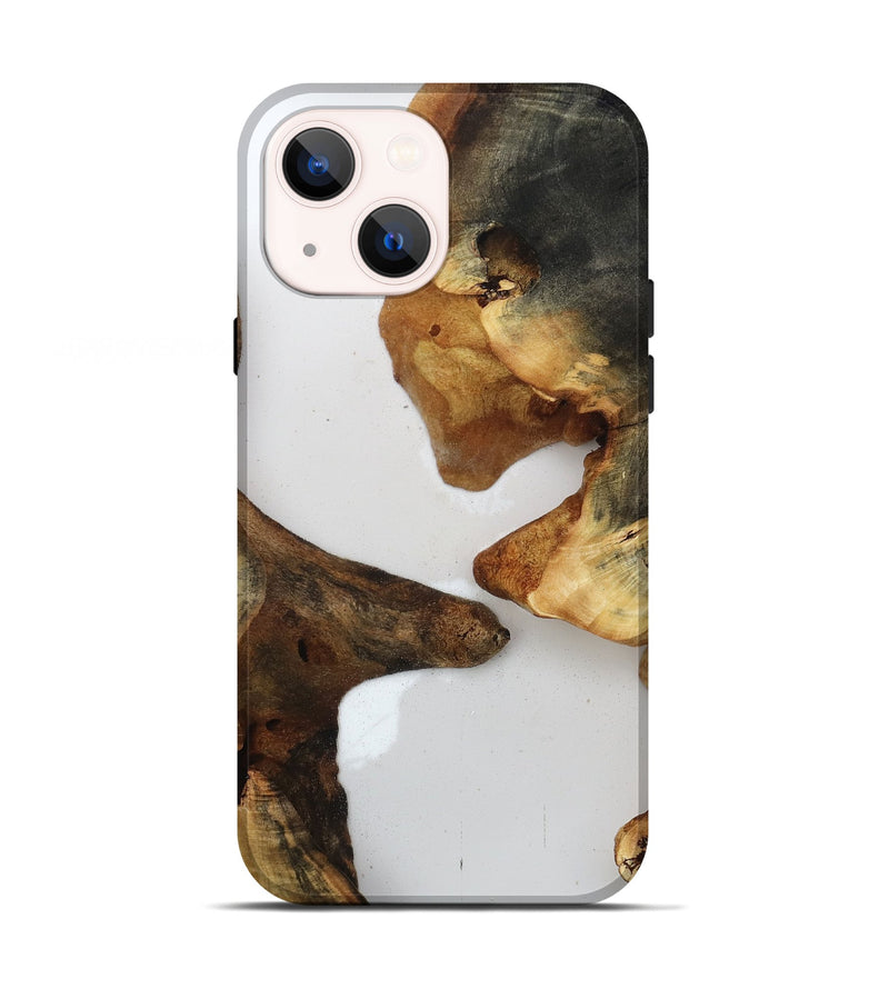 iPhone 13 Wood Live Edge Phone Case - Jaylah (Clear, 815789)