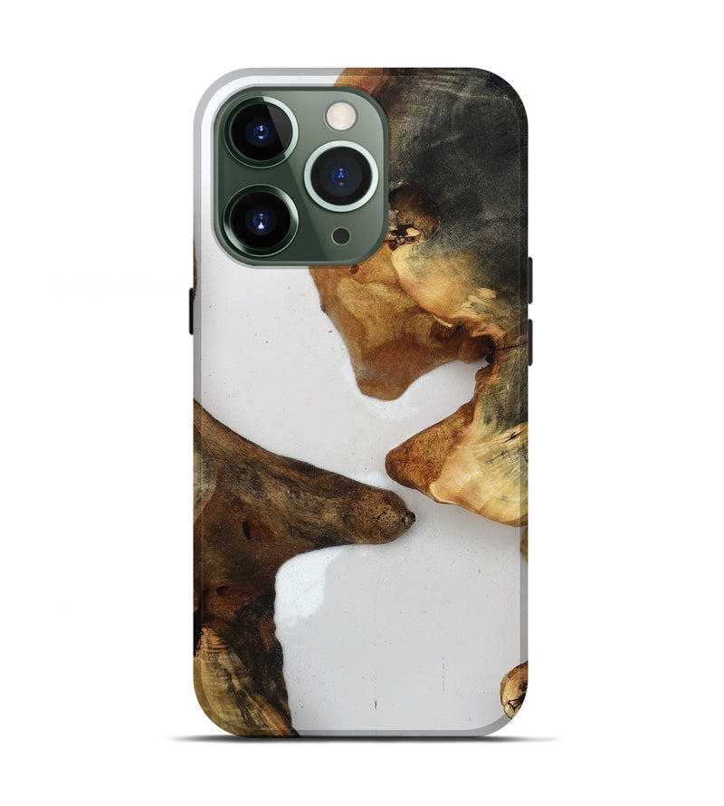 iPhone 13 Pro Wood Live Edge Phone Case - Jaylah (Clear, 815789)