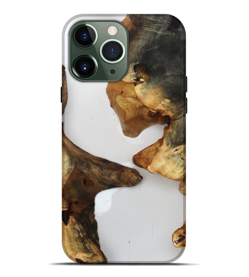 iPhone 13 Pro Max Wood Live Edge Phone Case - Jaylah (Clear, 815789)