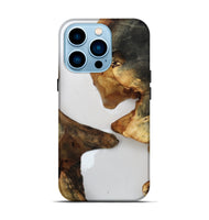 iPhone 14 Pro Wood Live Edge Phone Case - Jaylah (Clear, 815789)