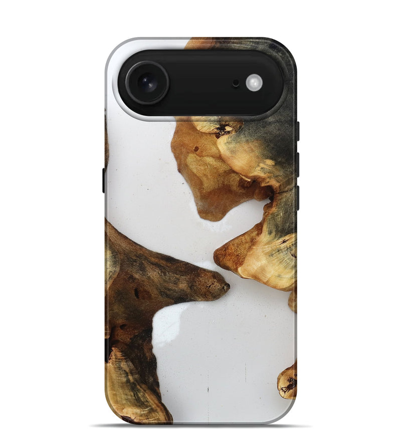 iPhone 17 Air Wood Live Edge Phone Case - Jaylah (Clear, 815789)