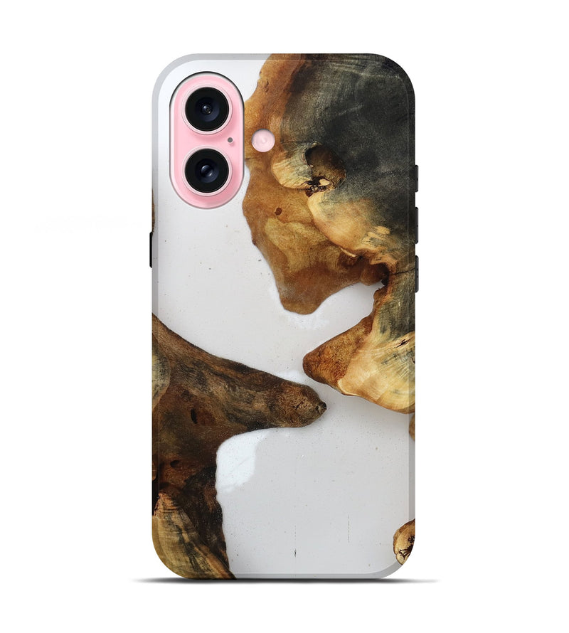 iPhone 17 Wood Live Edge Phone Case - Jaylah (Clear, 815789)