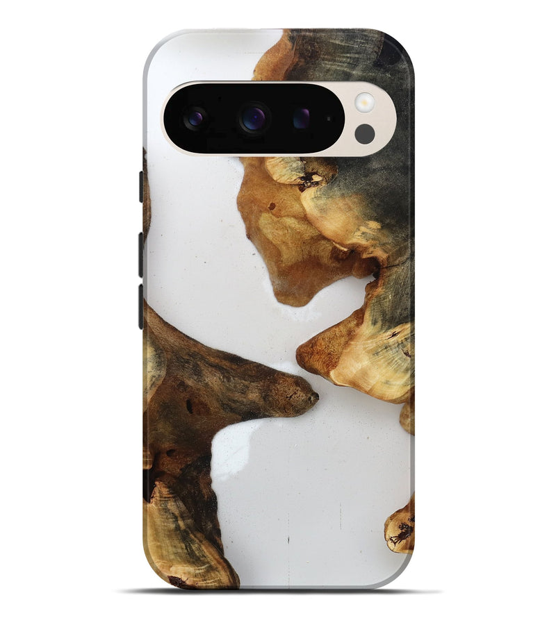 Pixel 10 Pro XL Wood Live Edge Phone Case - Jaylah (Clear, 815789)