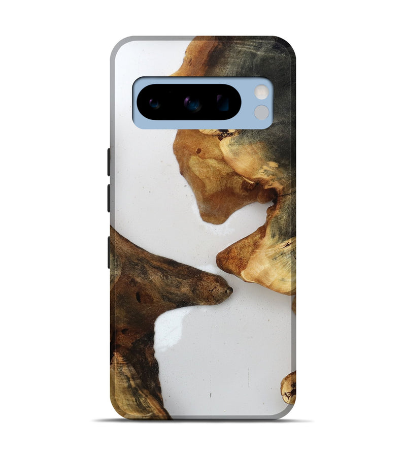 Pixel 8 Pro Wood Live Edge Phone Case - Jaylah (Clear, 815789)