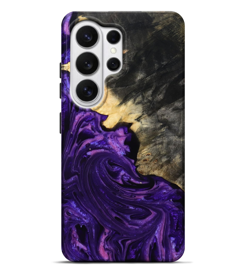 Galaxy S26 Ultra Wood Live Edge Phone Case - Onyx (Purple, 815792)