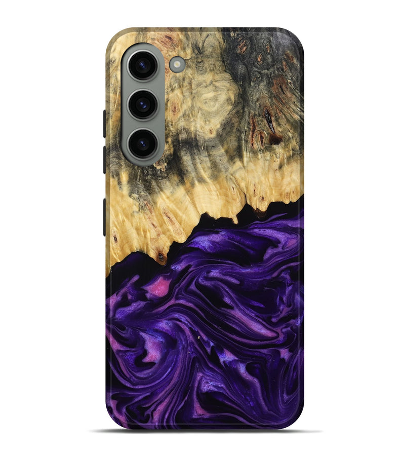 Galaxy S23 Plus Wood Live Edge Phone Case - Baby (Purple, 815798)