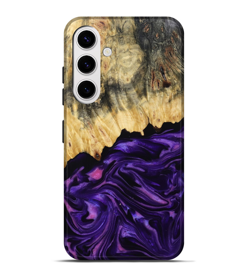 Galaxy S25 Plus Wood Live Edge Phone Case - Baby (Purple, 815798)