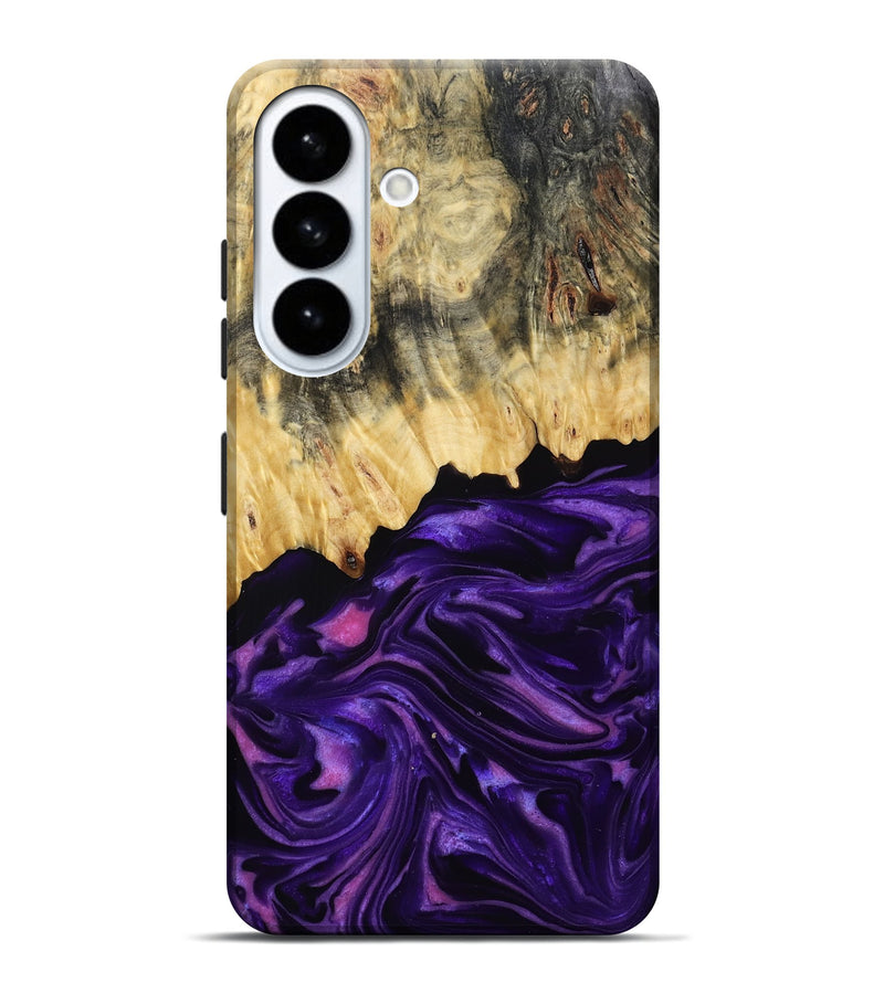 Galaxy S26 Plus Wood Live Edge Phone Case - Baby (Purple, 815798)