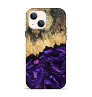 iPhone 13 Wood Live Edge Phone Case - Baby (Purple, 815798)