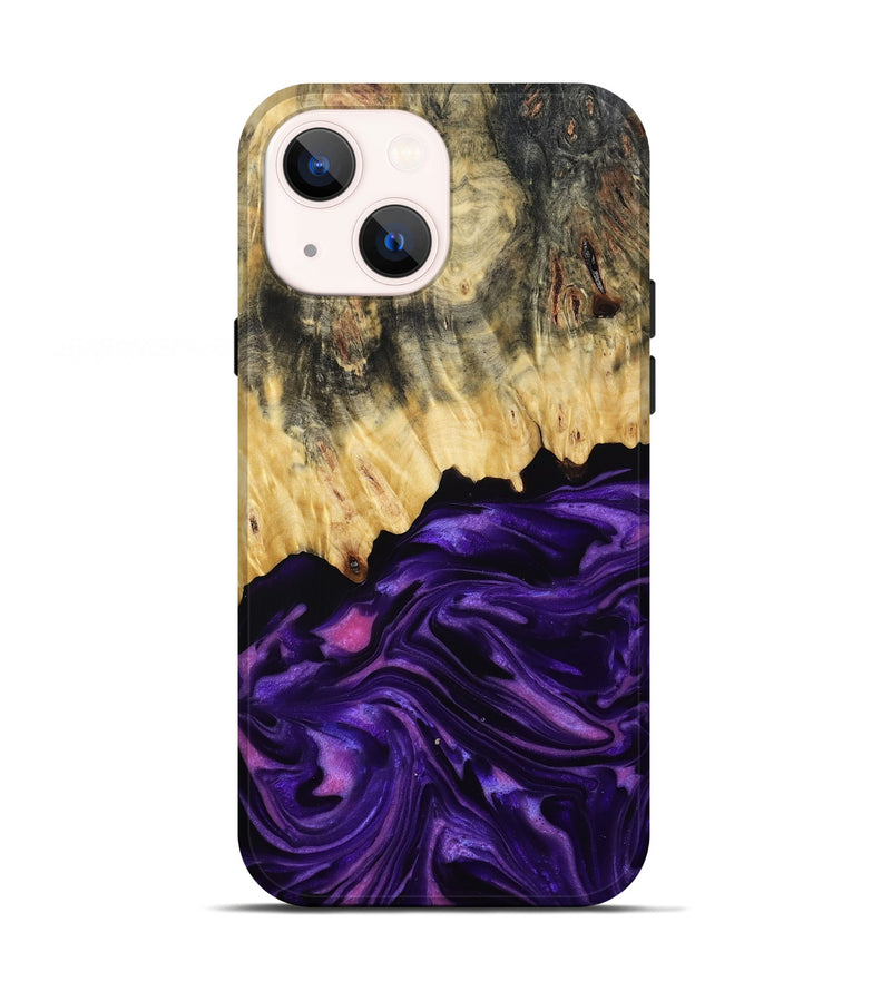 iPhone 13 Wood Live Edge Phone Case - Baby (Purple, 815798)