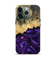 iPhone 13 Pro Wood Live Edge Phone Case - Baby (Purple, 815798)