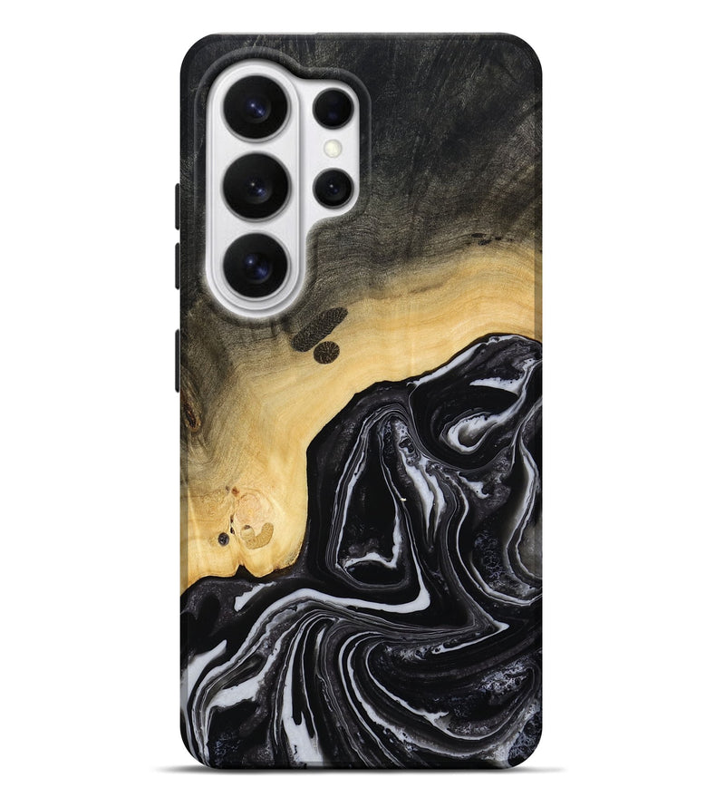 Galaxy S26 Ultra Wood Live Edge Phone Case - Wylder (Black & White, 815799)
