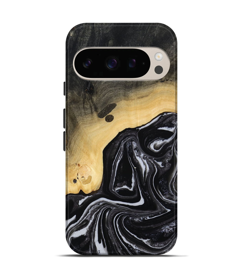 Pixel 10 Wood Live Edge Phone Case - Wylder (Black & White, 815799)