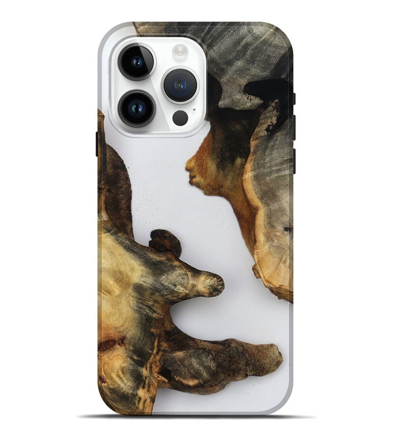 iPhone 15 Pro Max Wood Live Edge Phone Case - Idell (Clear, 815800)