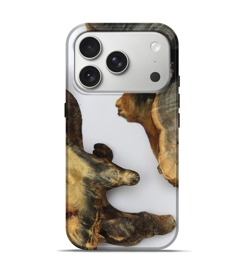 iPhone 17 Pro Wood Live Edge Phone Case - Idell (Clear, 815800)