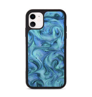 iPhone 11 ResinArt Phone Case - Mila (Blue, 815802)