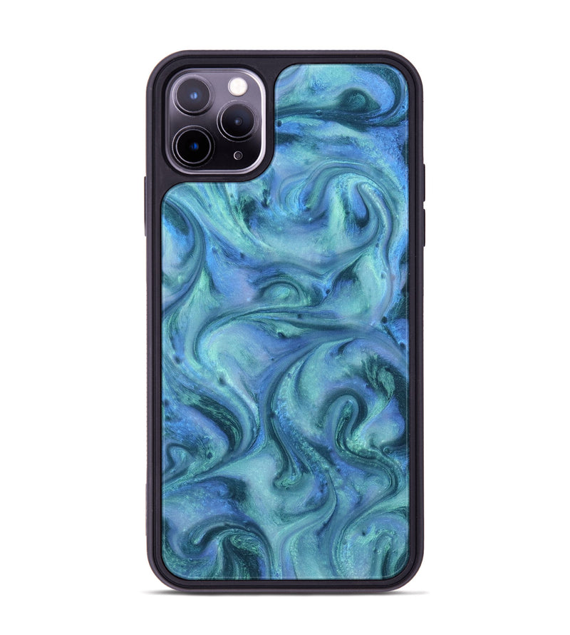iPhone 11 Pro Max ResinArt Phone Case - Mila (Blue, 815802)