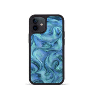 iPhone 12 mini ResinArt Phone Case - Mila (Blue, 815802)