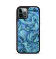 iPhone 12 Pro ResinArt Phone Case - Mila (Blue, 815802)