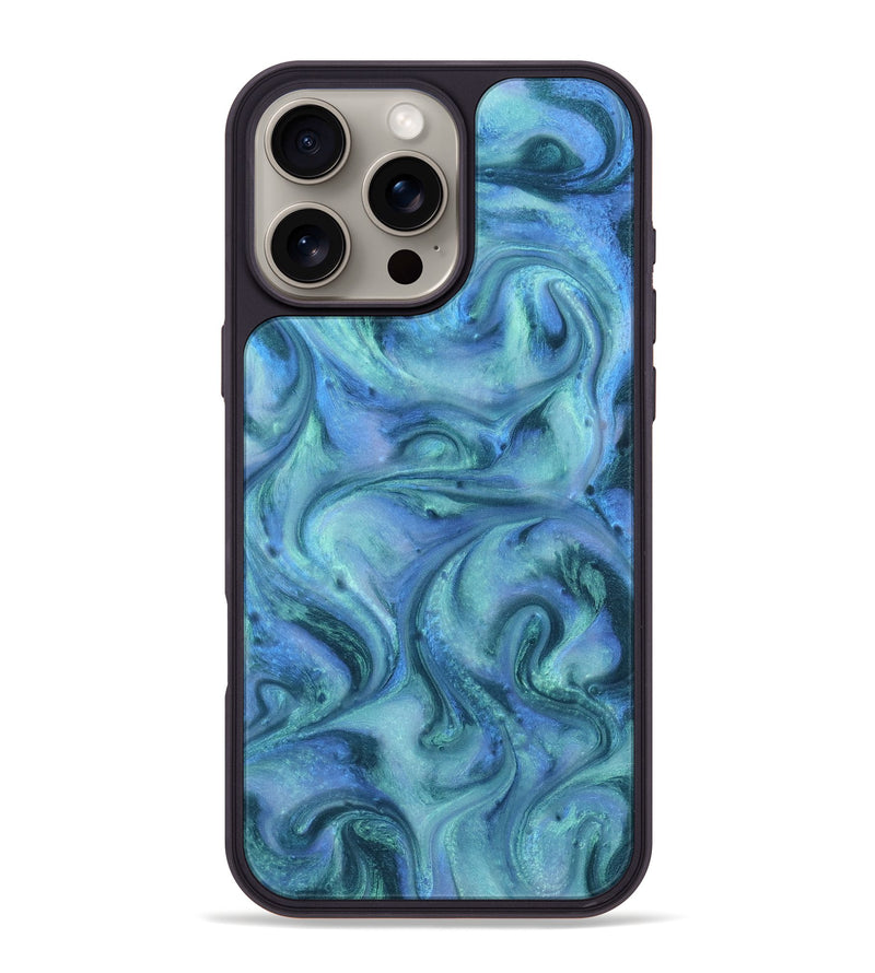 iPhone 16 Pro Max ResinArt Phone Case - Mila (Blue, 815802)