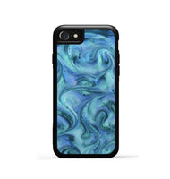 iPhone SE ResinArt Phone Case - Mila (Blue, 815802)