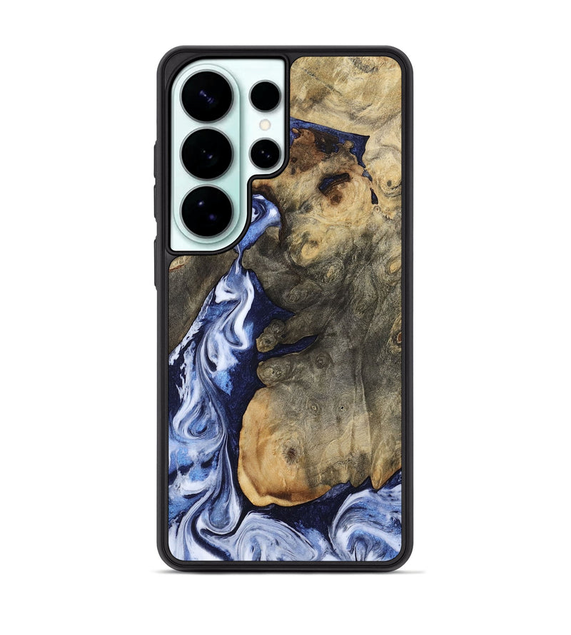 Galaxy S26 Ultra Wood Phone Case - Leatha (Blue, 815804)
