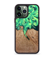 iPhone 13 Pro Max Wood Phone Case - Graham (Green, 815808)