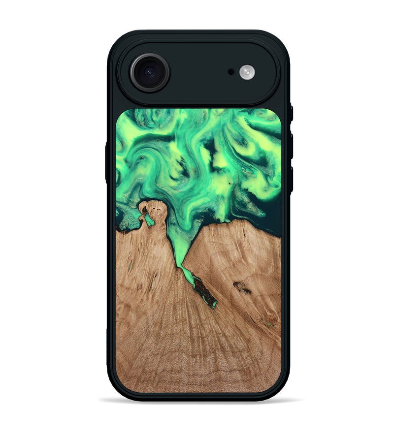 iPhone 17 Air Wood Phone Case - Graham (Green, 815808)