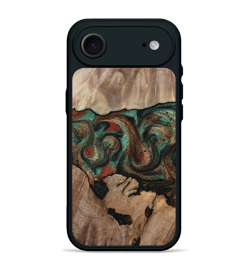 iPhone 17 Air Wood Phone Case - Mose (Green, 815810)
